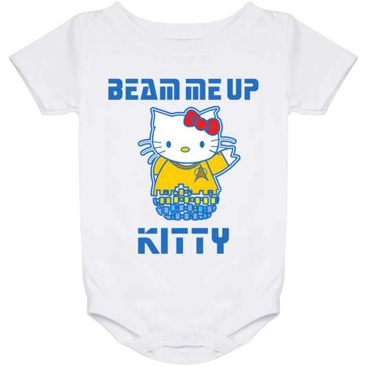 ArtichokeUSA Custom Design. Beam Me Up Kitty. Fan Art / Parody. Baby Onesie 24 Month