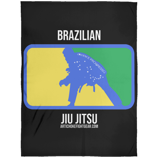 Artichoke Fight Gear Custom Design #13. BJJ, The New National Pastime. Fleece Blanket 60x80