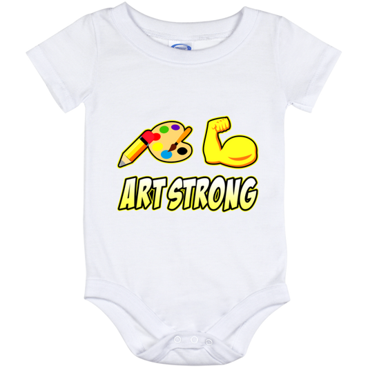 ArtichokeUSA Custom Design. Art Strong. Baby Onesie 12 Month