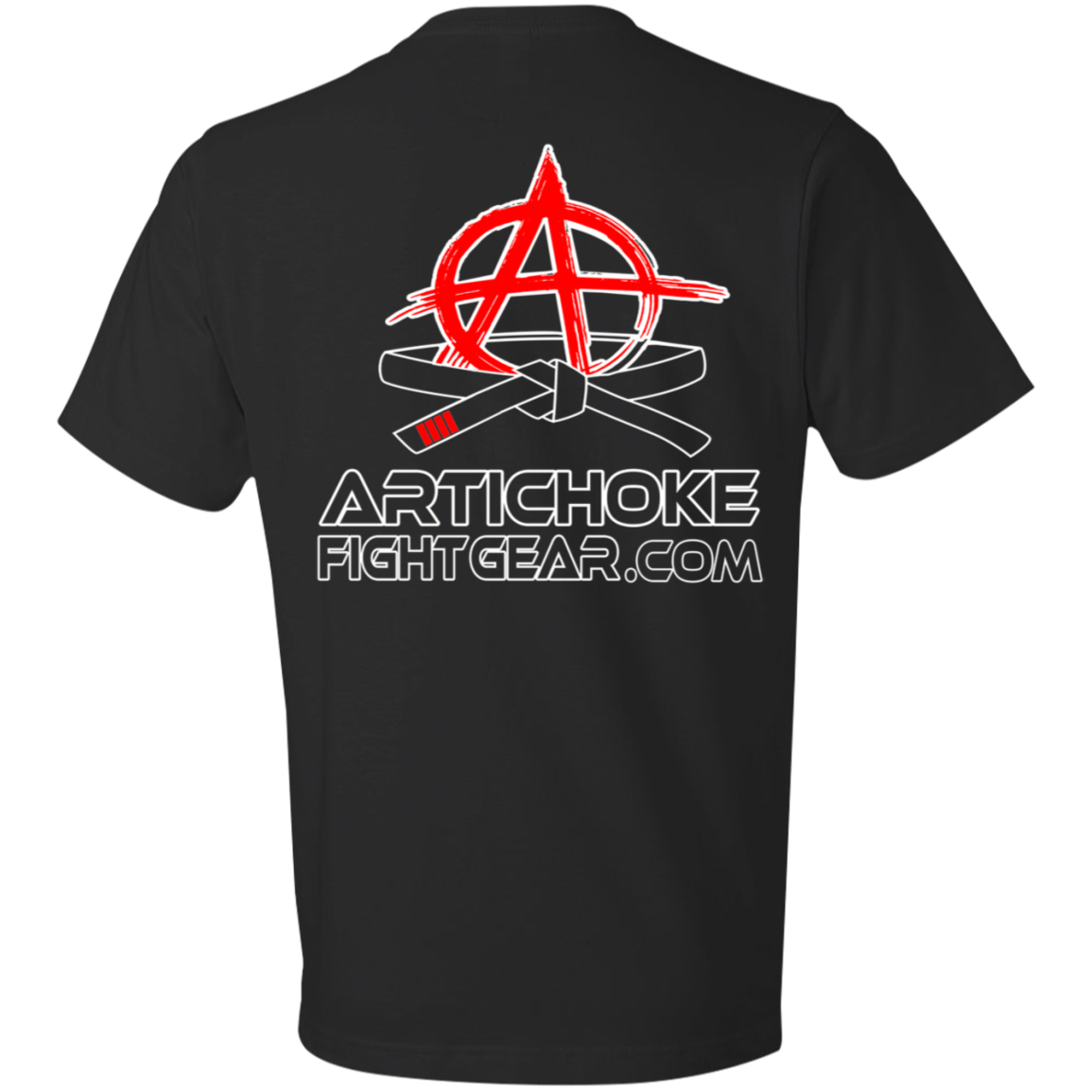 Artichoke Fight Gear Custom Design #19. Sticks and Stones. Pre-Shrunk 100% Combed Ringspun Cotton T-Shirt