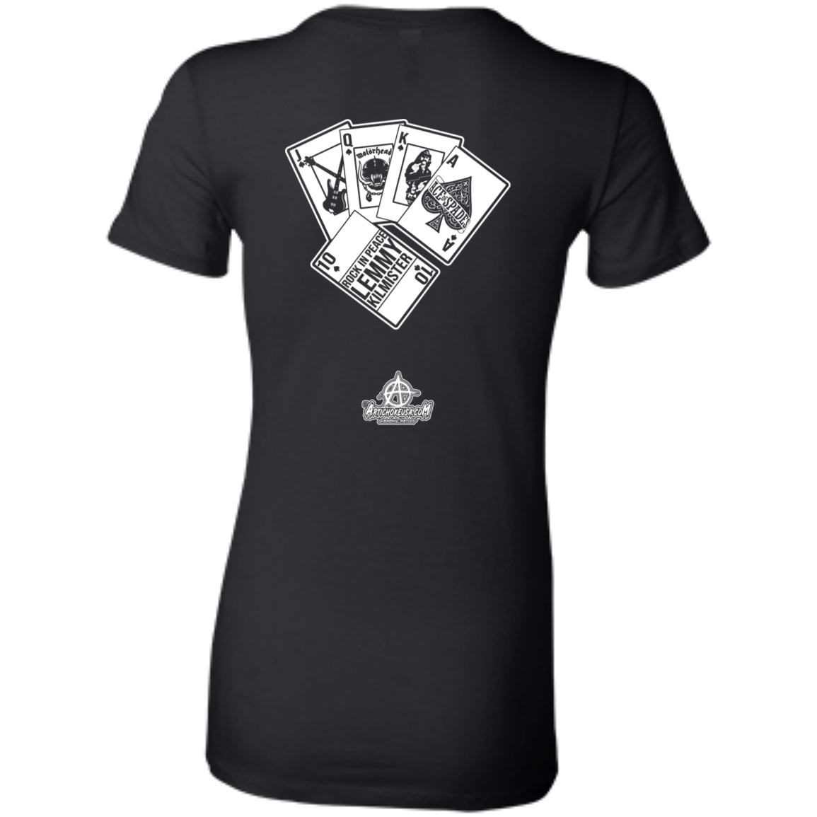 ArtichokeUSA Custom Design. Motorhead's Lemmy Kilmister's Favorite Video Poker Machine. Rock in Peace! Ladies' Favorite T-Shirt