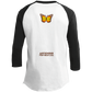 Artichoke Fight Gear Custom Design #6. Lepidopterology (Study of butterflies). Butterfly Guard. Youth 3/4 Raglan Sleeve Shirt