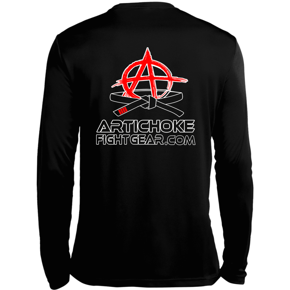 Artichoke Fight Gear Custom Design #19. Sticks and Stones. Moisture-Wicking Long Sleeve