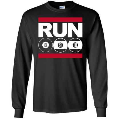 The GHOATS Custom Design. #29 run 8 9 10 ball. Youth LS T-Shirt