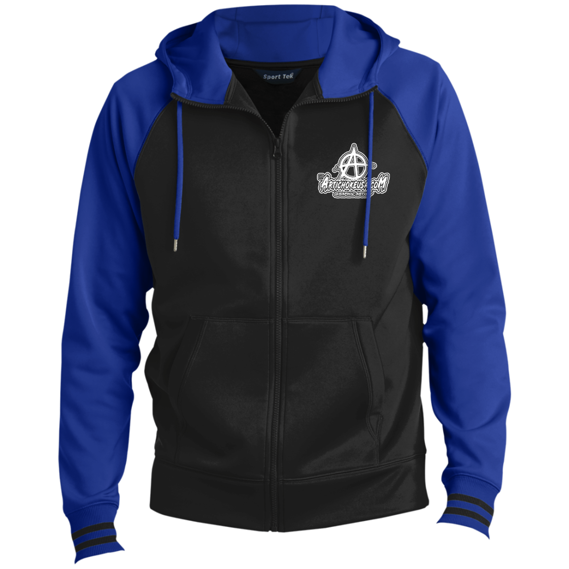 Embroidered Men's Sport-Wick® Full-Zip Hooded Jacket