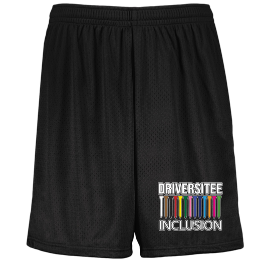 ZZZ#06 OPG Custom Design. DRIVER-SITEE & INCLUSION. Youth Moisture-Wicking Mesh Shorts