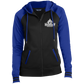 Embroidered Ladies' Moisture Wick Full-Zip Hooded Jacket