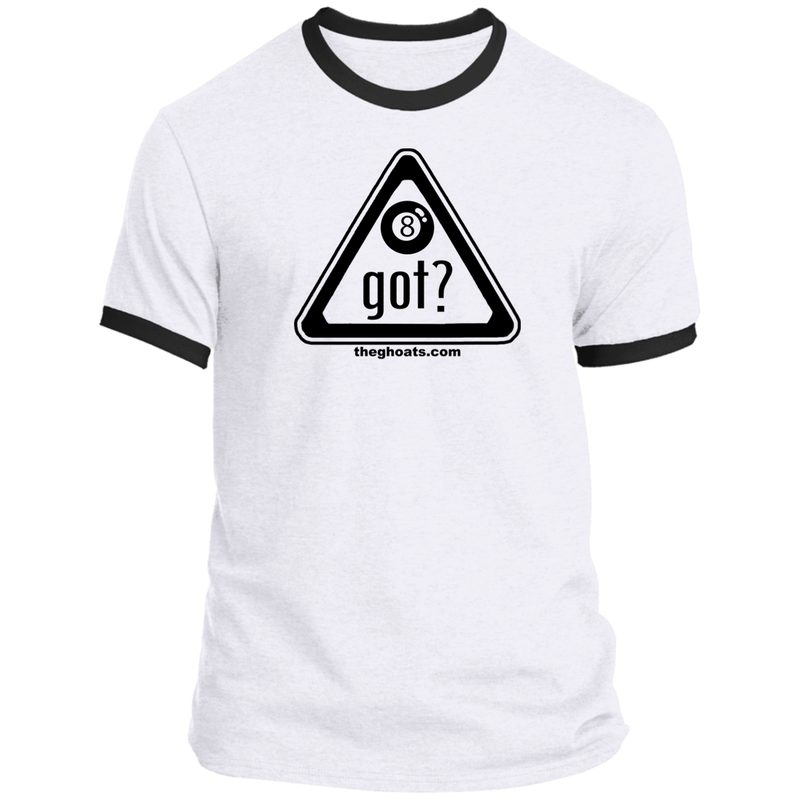 The GHOATS Custom Design. #40 Got Game? / Guess Not. Ringer Tee