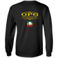 OPG Custom Design #22. One Putt / One Love Parody with Fan Art. Female Edition. 100% US Cotton LS T-Shirt