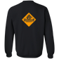 ArtichokeUSA Custom Design. Art Work Ahead. 24,901 Miles (Miles Around the Earth). Crewneck Pullover Sweatshirt