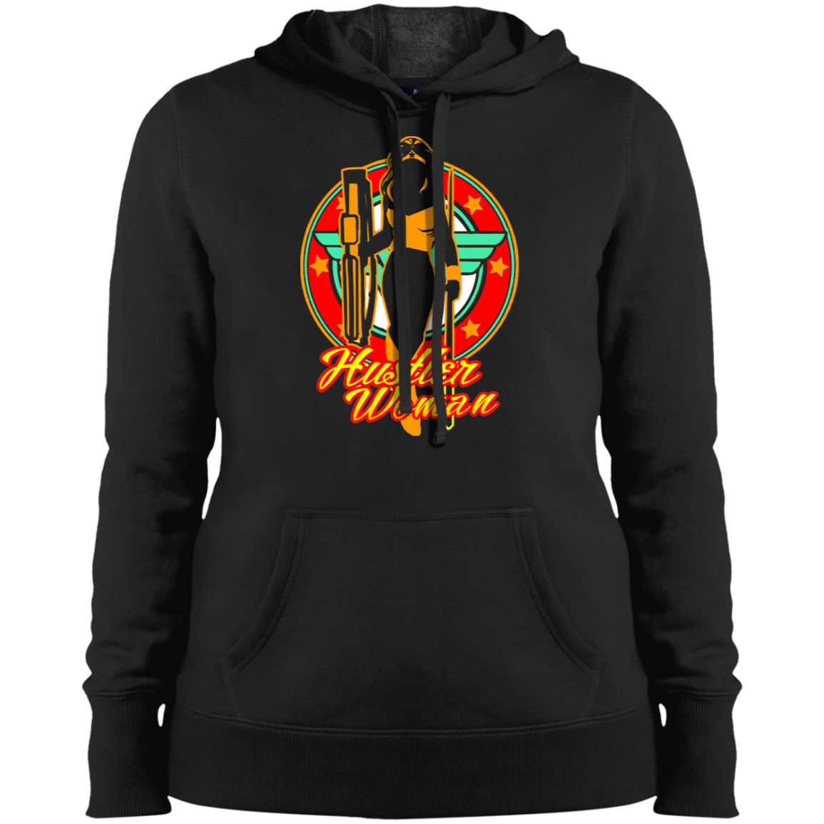 The GHOATS Custom Design #15. Hustler Woman. Ladies' Pullover Hooded Sweatshirt