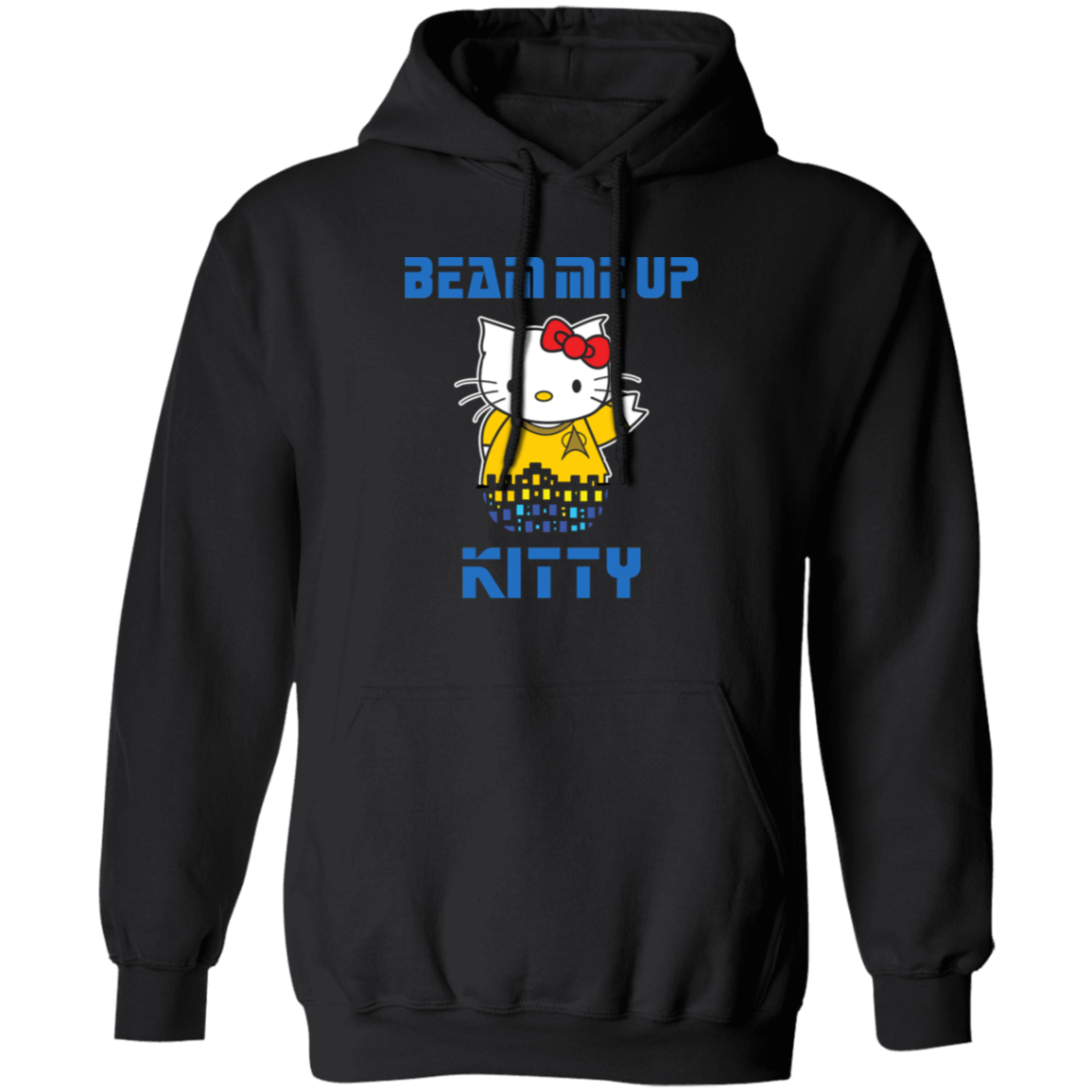 ArtichokeUSA Custom Design. Beam Me Up Kitty. Fan Art / Parody. Basic Pullover Hoodie