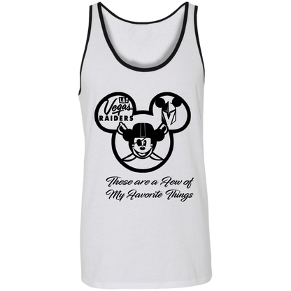 ArtichokeUSA Custom Design. Las Vegas Raiders & Mickey Mouse Mash Up. Fan Art. Parody. Unisex Tank