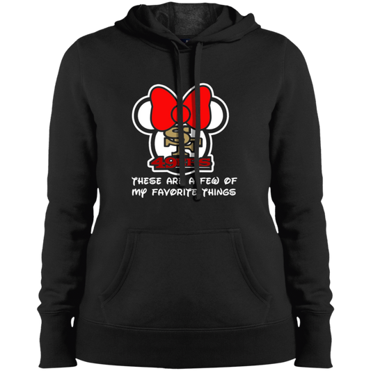 ArtichokeUSA Custom Design #51. These are a few of my favorite things. SF 49ers/Hello Kitty/Mickey Mouse Fan Art. Ladies' Soft Style Hoodie