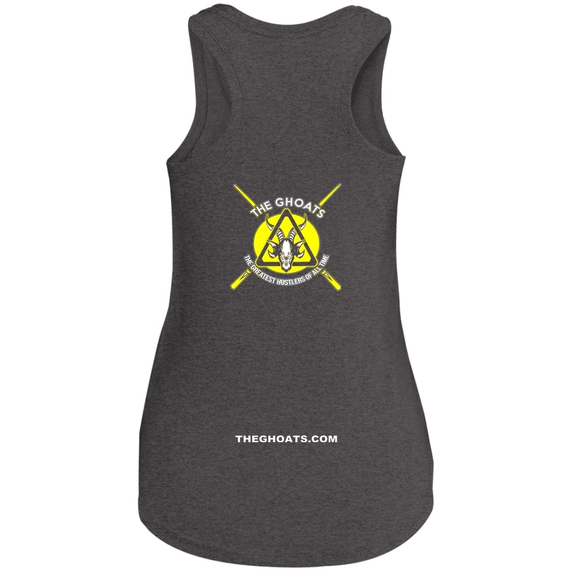 The GHOATS Custom Design #1. Active Shooter. Ladies' Perfect Tri Racerback Tank