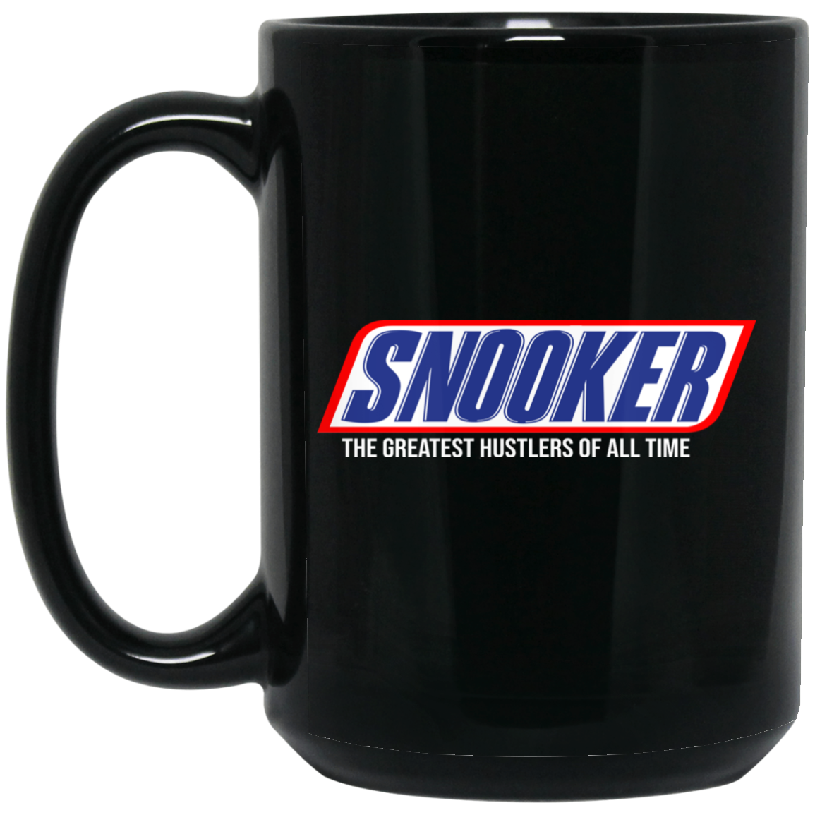 The GHOATS Custom Design. #35 SNOOKER. 15 oz. Black Mug