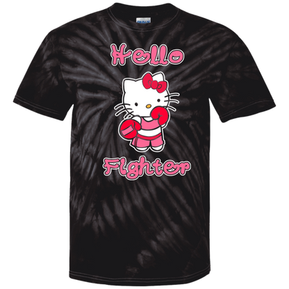 Artichoke Fight Gear Custom Design #11. Hello Fighter. Youth Tie Dye T-Shirt