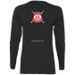The GHOATS Custom Design. #35 SNOOKER. Ladies' Cotton LS T-Shirt