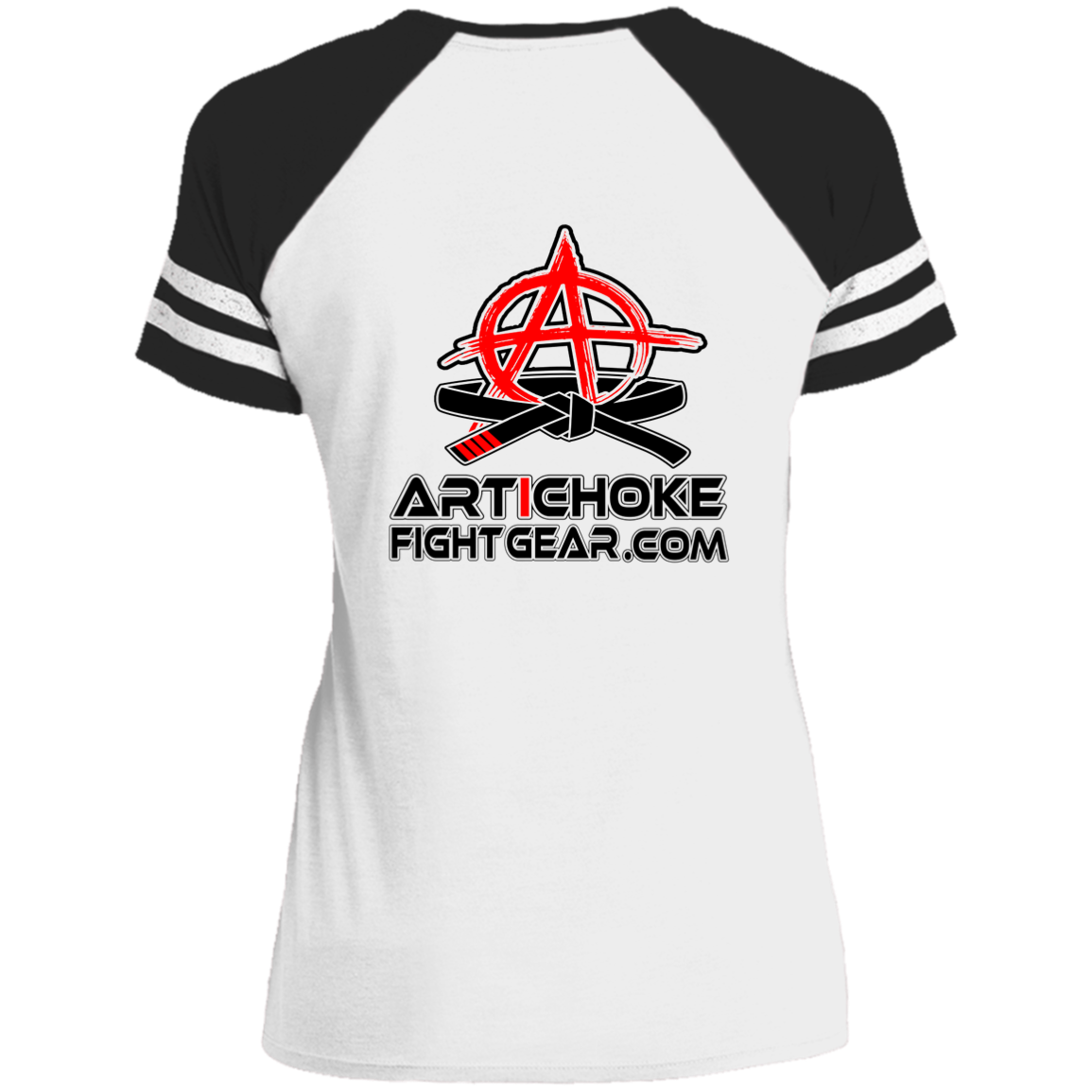 Artichoke Fight Gear Custom Design #16. They See Me Rolling. Ladies' Game V-Neck T-Shirt