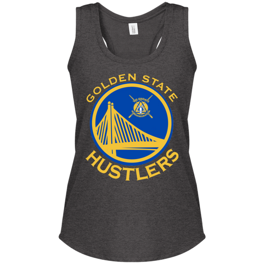 The GHOATS Custom Design. #12 GOLDEN STATE HUSTLERS.	Ladies' Perfect Tri Racerback Tank