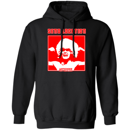 Artichoke Fight Gear Custom Design #17. SEND LOCATION. 50/50 Blend Pullover Hoodie