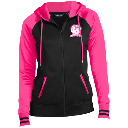 ZZZ#20 OPG Custom Design. 1st Annual Hackers Golf Tournament. Ladies Edition. Ladies' Sport-Wick® Full-Zip Hooded Jacket