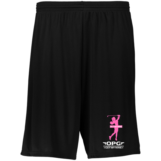 OPG Custom Design #16. Get My Nine. Female Version. Moisture-Wicking 9 inch Inseam Training Shorts