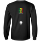 OPG Custom Design #22. One Putt / One Love Parody with Fan Art. Male Edition. 100% US Cotton LS T-Shirt