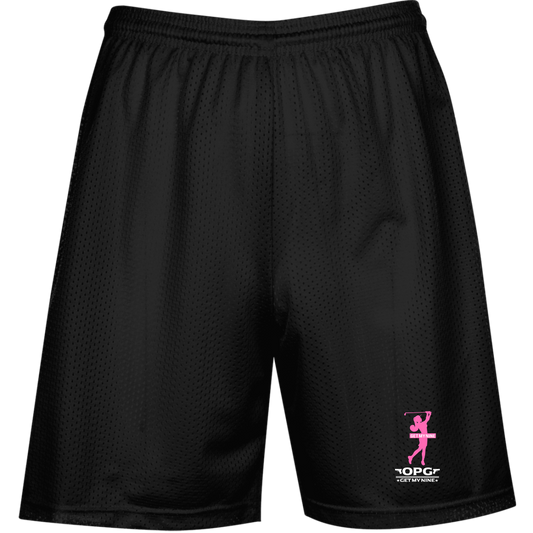 OPG Custom Design #16. Get My Nine. Female Version. Double layer 100% Polyester Mesh Performance Mesh Shorts