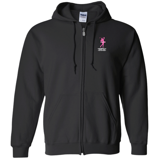 OPG Custom Design #16. Get My Nine. Female Version. Zip Up Hooded Sweatshirt