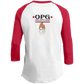 OPG Custom Design #14. Golf California. Youth 3/4 Raglan Sleeve Shirt