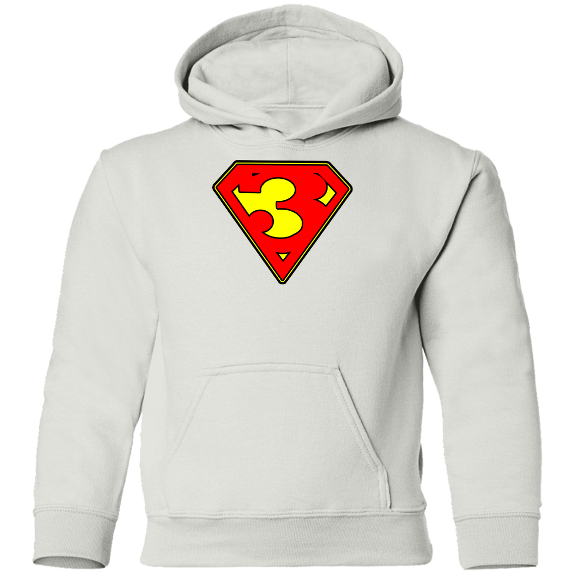 The GHOATS Custom Design. #38 Super 3. APA League. Youth Pullover Hoodie