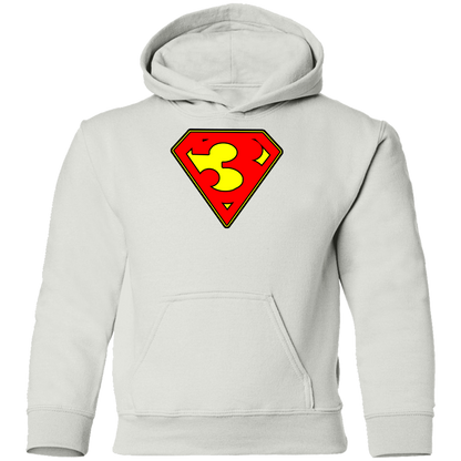 The GHOATS Custom Design. #38 Super 3. APA League. Youth Pullover Hoodie