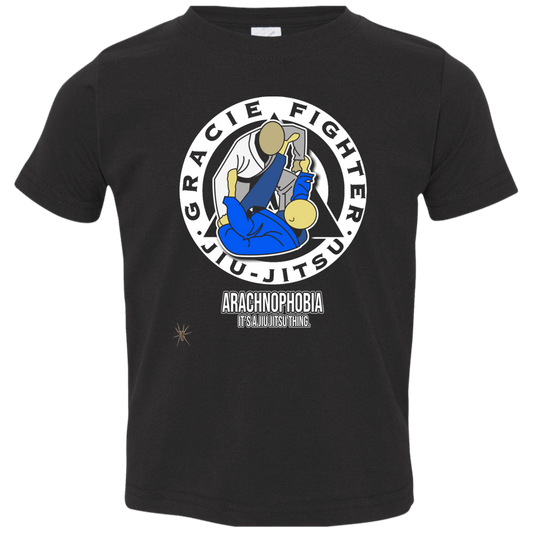Artichoke Fight Gear Custom Design #1. Arachnophobia: Fear of Spiders. Spider Guard. It's a Jiu Jitsu Thing. Toddler Jersey T-Shirt