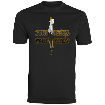 ArtichokeUSA Custom Design. Façade: (Noun) A false appearance that makes someone or something seem more pleasant or better than they really are.  Men's Moisture-Wicking Tee
