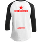 Artichoke Fight Gear Custom Design #17. SEND LOCATION.  3/4 Raglan Sleeve Shirt
