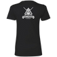 The GHOATS Custom Design #37. Sugar Skull Pool Theme. Ladies' Boyfriend T-Shirt