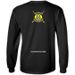 The GHOATS Custom Design #7. Rack Break Run Repeat. Ying Yang. Long Sleeve Cotton T-Shirt