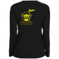 OPG Custom Design #21. May the course be with you. Parody / Fan Art. Ladies' Moisture-Wicking Long Sleeve V-Neck Tee