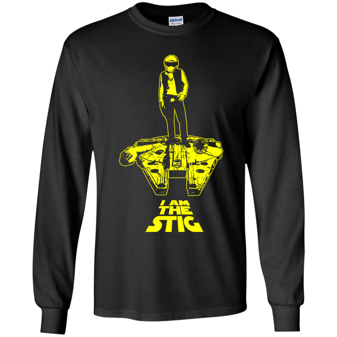 ArtichokeUSA Custom Design. I am the Stig. Han Solo / The Stig Fan Art. Youth LS T-Shirt