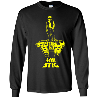 ArtichokeUSA Custom Design. I am the Stig. Han Solo / The Stig Fan Art. Youth LS T-Shirt