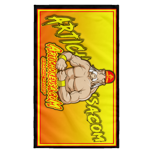 ArtichokeUSA Character and Font Design. Let’s Create Your Own Design Today. Fan Art. The Hulkster. Wall Flag