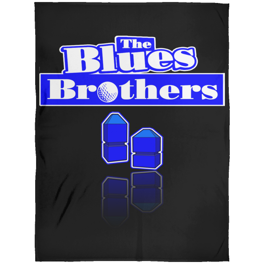 OPG Custom Design #3. Blue Tees Blues Brothers Fan Art. Fleece Blanket 60x80