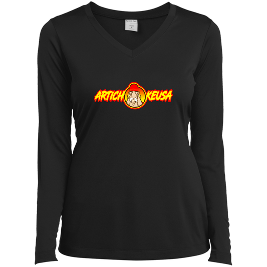 ArtichokeUSA Character and Font Design. Let’s Create Your Own Design Today. Fan Art. The Hulkster. Ladies’ Long Sleeve Performance V-Neck Tee