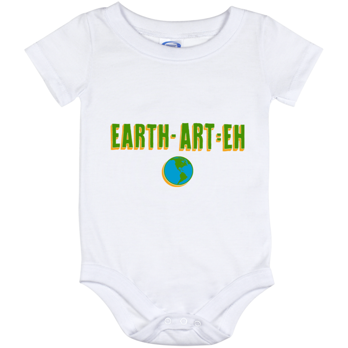 ArtichokeUSA Custom Design. EARTH-ART=EH. Baby Onesie 12 Month