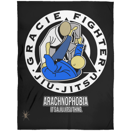 Artichoke Fight Gear Custom Design #1. Arachnophobia: Fear of Spiders. Spider Guard. It's a Jiu Jitsu Thing. Fleece Blanket 60x80