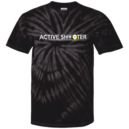 The GHOATS Custom Design #1. Active Shooter. 100% Cotton Tie Dye T-Shirt