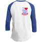 rtichokeUSA Custom Design. I heart New York Giants. NY Giants Football Fan Art. Youth 3/4 Raglan Sleeve Shirt