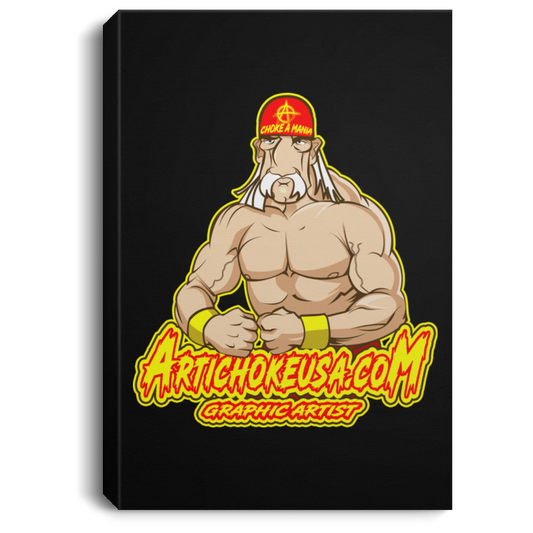 ArtichokeUSA Character and Font Design. Let’s Create Your Own Design Today. Fan Art. The Hulkster. Portrait Canvas .75in Frame
