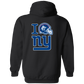 ArtichokeUSA Custom Design. I Helmet NY. Fan Art. Zip Up Hooded Sweatshirt